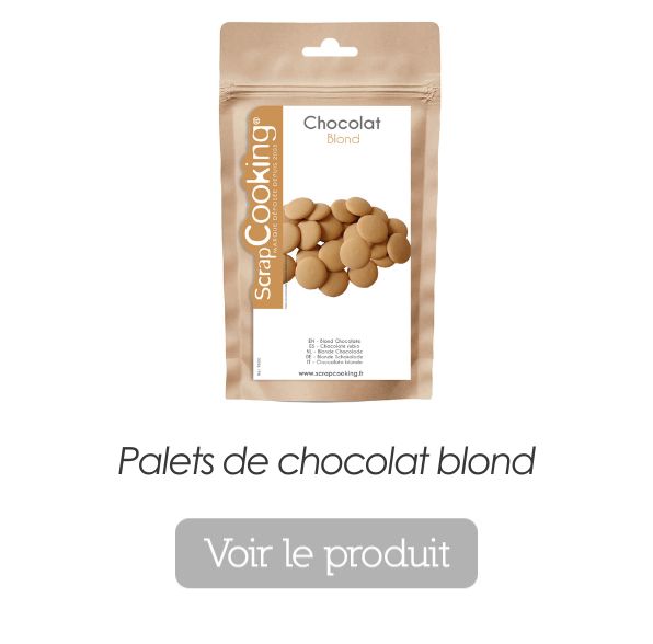 Palets chocolat blond - ScrapCooking